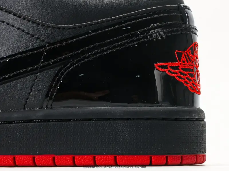 Air Jordan 1 Low 黑红反转禁穿脚趾 AJ1乔1低帮休闲板鞋 市场唯一独家头层皮打造 原鞋 553558-606 #27984953395044